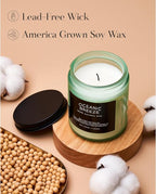 M&SENSE Oceanic Breeze Home Scented Candles, 7.05oz Natural Soy Wax, 50-Hour - Image 3