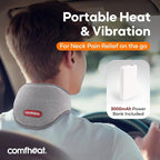 Cordless Neck Heating Pad with Vibration Massager - Image 2