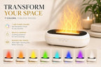 AquaAura Flame Effect Diffuser, 160ml Essential Oil Diffuser - Image 3