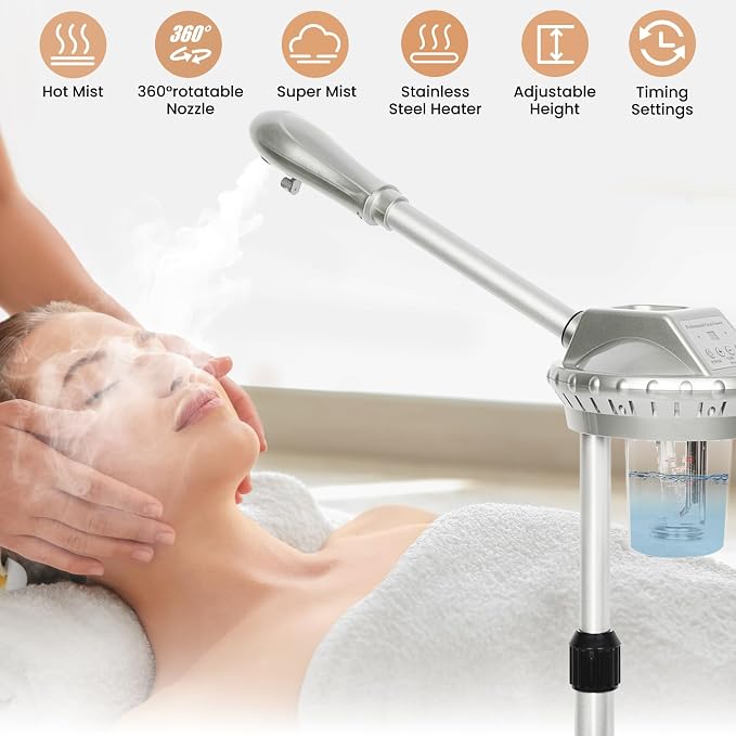 Professional Facial Steamer for Estheticians Face Steamr on Wheels - Image 3