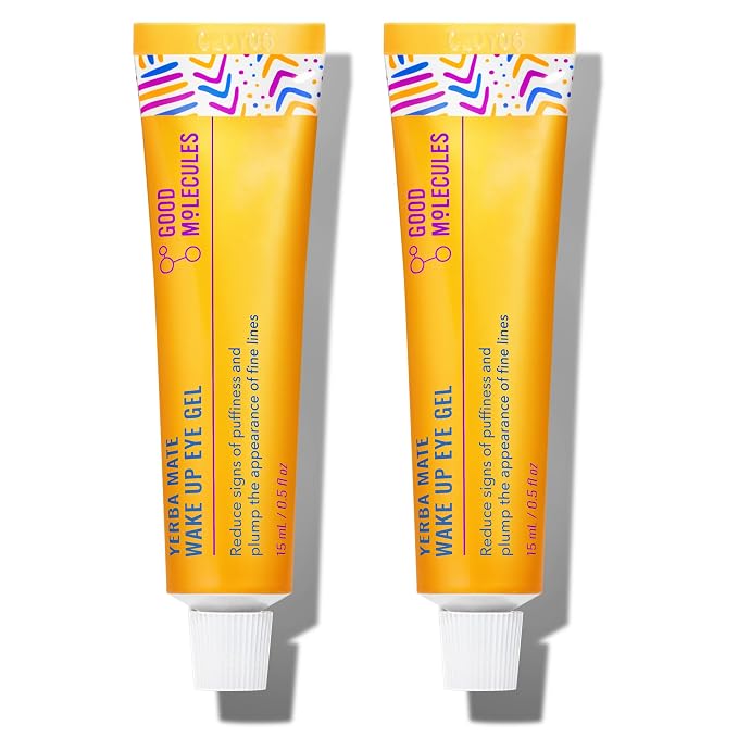 Good Molecules Yerba Mate Wake Up Eye Gel Pack 2 – 15 ml Each | Hydrating Under by GoodMolecules
