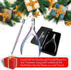 Cuticle Trimmer 3/4 Jaw Extremely Sharp Cuticle Nippers Scissors Stainless - Image 7