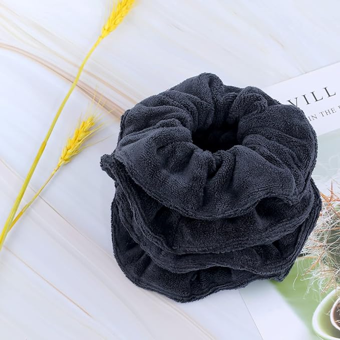IVARYSS Super Towel Scrunchies for Drying Hair, Absorbent and Soft Microfiber - Image 5
