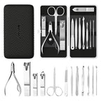 ZIZZON Manicure, Pedicure Kit, Nail Clippers Set of 12Pcs, Professional - Image 2