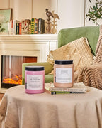 M&SENSE Large Cherry Blossom Scented Candle, 19.4oz Natural Soy Wax, 110-Hour - Image 8
