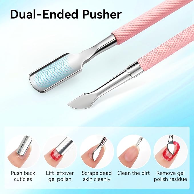 Makartt Cuticle Trimmer with Cuticle Pusher - Image 3