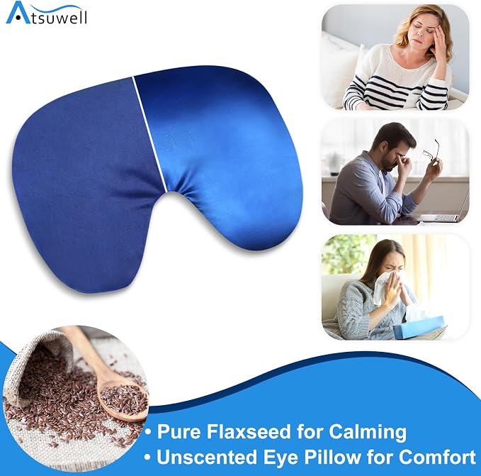 Atsuwell Sinus Mask, Warm Cold Compress Eye Mask - Image 3