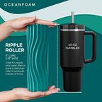 Oceanfoam Ripple Travel Foam Roller Firm Mini Foam Roller - Image 2
