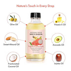 Dragonfruit Lychee Vanilla Body Oil – Hydrating & Nourishing Oil - Image 3