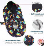 Satin Lined Scrub Caps with Buttons & Sweathand, Surgical Caps - Image 3