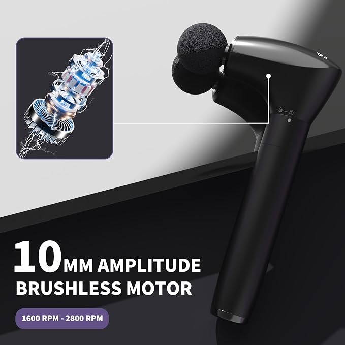 2-in-1 Detachable Muscle Massage Gun Deep Tissue - Image 6
