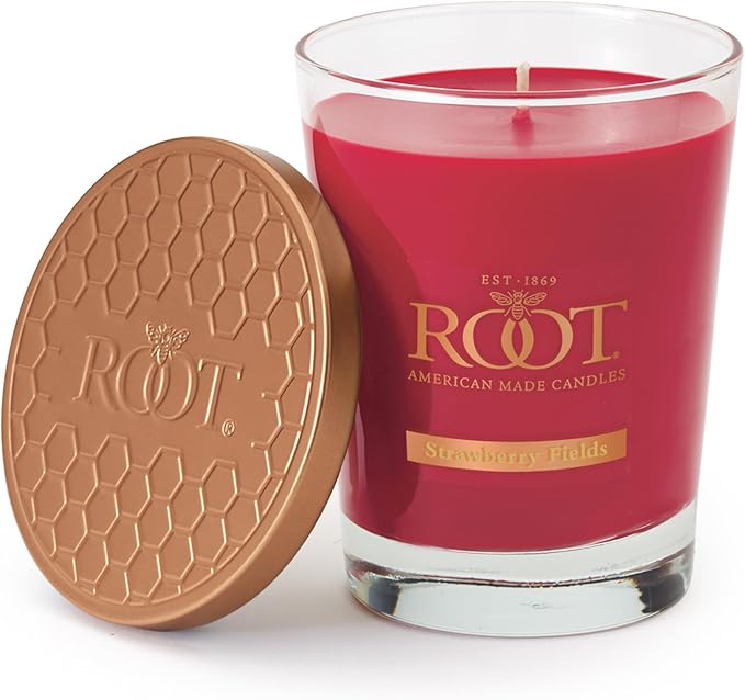 Root Candles Scented Candles Honeycomb Beeswax Blend Premium Handcrafted Candle by RootCandles