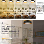Bargeni Flush Mount Ceiling Light, 12.5 inch LED Ceiling Light - Image 3