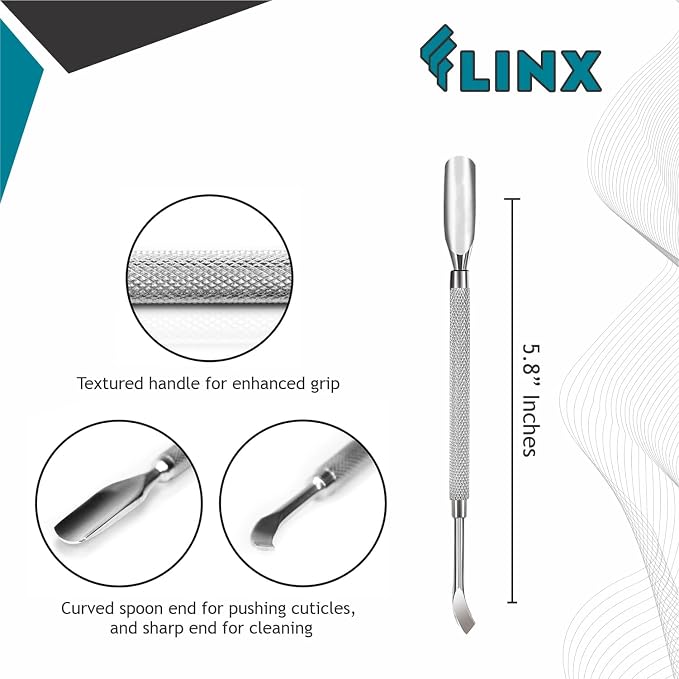 FLINX Nail Cuticle Pushers Tool - Image 2
