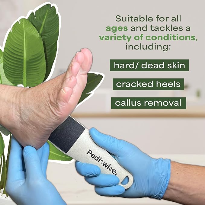 Pumice Stone for feet Extra Large Foot File & Callus Remover for Cracked Heels - Image 2