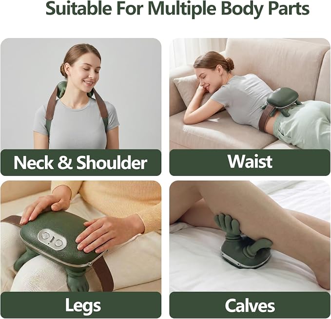 Neck Massager with Heat, 4D Bionic Finger Neck and Shoulder Massager, - Image 5
