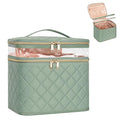 OCHEAL Large Makeup Bag, Double Layer Makeup Bag, Vertical Storage Cosmetic Case by OCHEAL