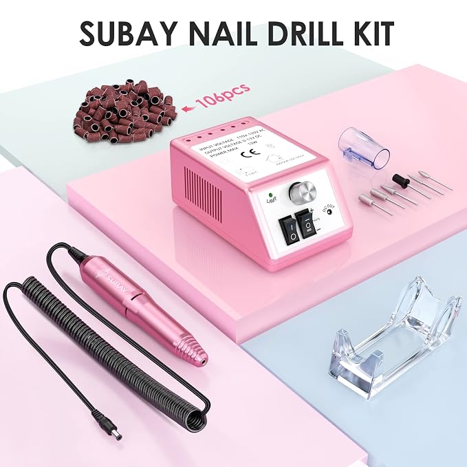 Subay Professional Finger Toe Nail Care Electric Nail Drill Machine Manicure - Image 7