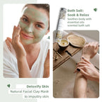 Natural Amor Spa Gift Set for Women – Handmade Soap, Bath Salt, Clay Mask & - Image 2