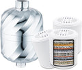 Shower Filter and 3 pcs Cartridge-99% Removal of Chlorine, Impurities -Softens by MiMcCoy