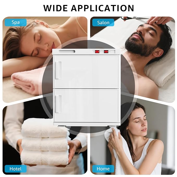 TABU Hot Towel Warmer Cabinet, 32L Large Professional Towel Heater - Image 7