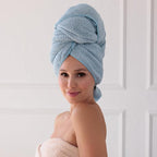 Curly Girl Microfiber Hair Towel Wrap - Image 2