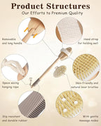Dry Brushing Body Brush, POPCHOSE Body Scrubber - Image 5