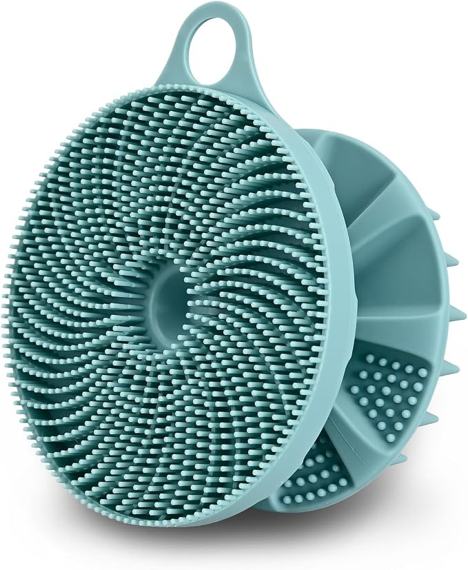 INNERNEED 2-in-1 Silicone Body Scrubber and Scalp Massager Shampoo Brush - Image 9