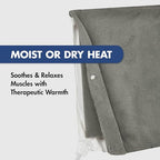 TheraCare Deluxe Heating Pad | Moist & Dry Heat | Four-Heat Settings | Sore - Image 8