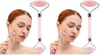 Rose Quartz Facial Roller by PlumBeauty