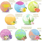 Bath Bombs for Women Gift Set, Shea & Coco Butter Dry Skin Moisturize, SPA - Image 3