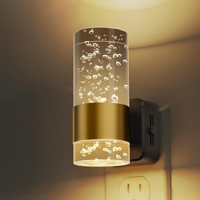 L LOHAS LED Night Lights Plug into Wall, Acrylic Night Light, Dimmable by LLOHASLED