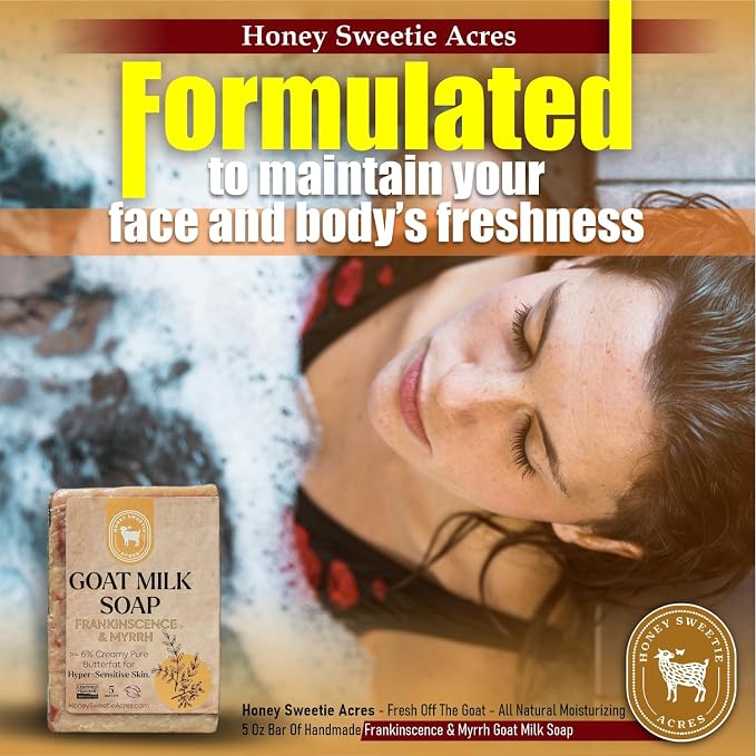 Honey Sweetie Acres Frankincense Goat Milk Soap - Image 7