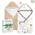 Momcozy Baby Towel with Hooded-2 Pack Soft Bath Towel Set-Shower Gifts or Bath by Momcozy