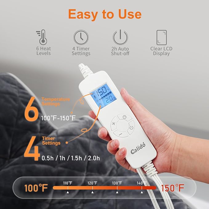 Weighted Heating Pad for Back & Cramps Relief - Image 5