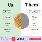 Bare Botanics Dry Body Brush for Lymphatic Drainage - Image 8