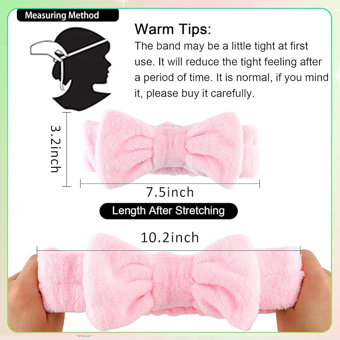 WHAVEL 6 Pack Spa Headbands - Image 2