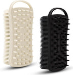 2 PC Silicone Body Scrubber, 2 in 1 Exfoliating Shower Bath Scrubber, Soft by MtBoi