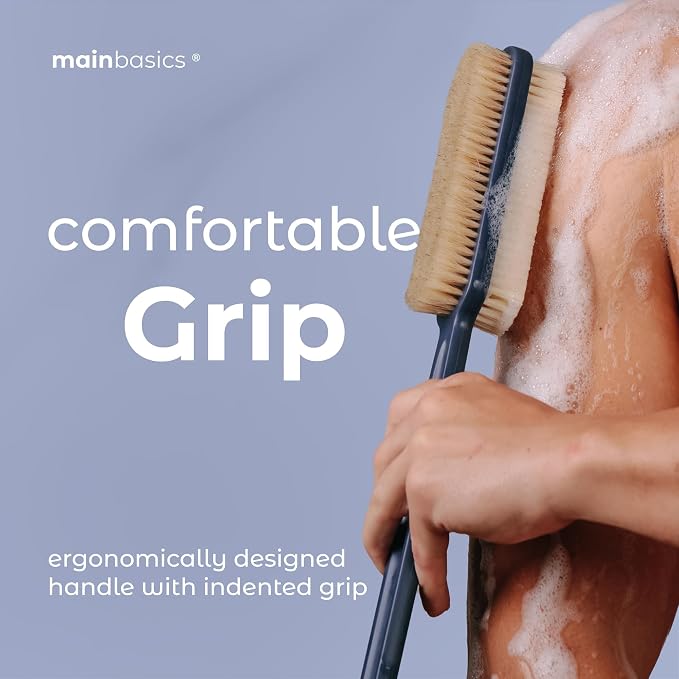MainBasics Back Scrubber for Shower, Long Handle Body Brush - Image 7