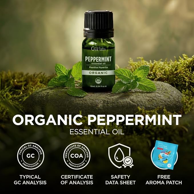 Gya Labs USDA Certified Organic Peppermint Essential Oil - Image 8
