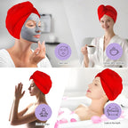 Microfiber Hair Drying Towel Wrap - Image 7