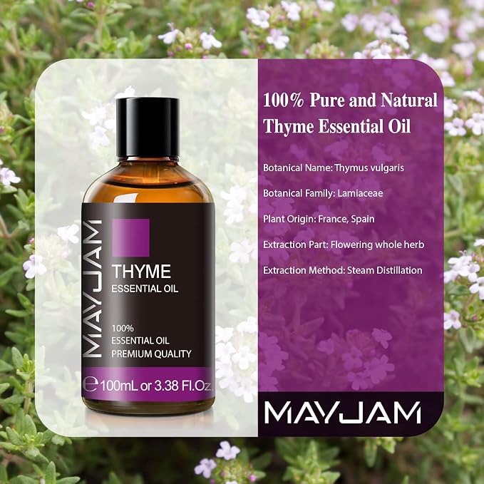 Thyme Essential Oil 3.38FL.OZ - Image 3