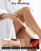 Back Scrubber Body Shower Brush: Anti Slip Long Handle Bath Brush - Image 4