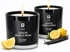 Lulu Candles | Lemon & Vanilla Bean | Luxury Scented Soy Jar Candle | Hand by LULUCANDLES
