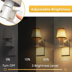 L LOHAS LED Night Lights Plug into Wall, Plug in Night Light Dimmable, Soft - Image 3