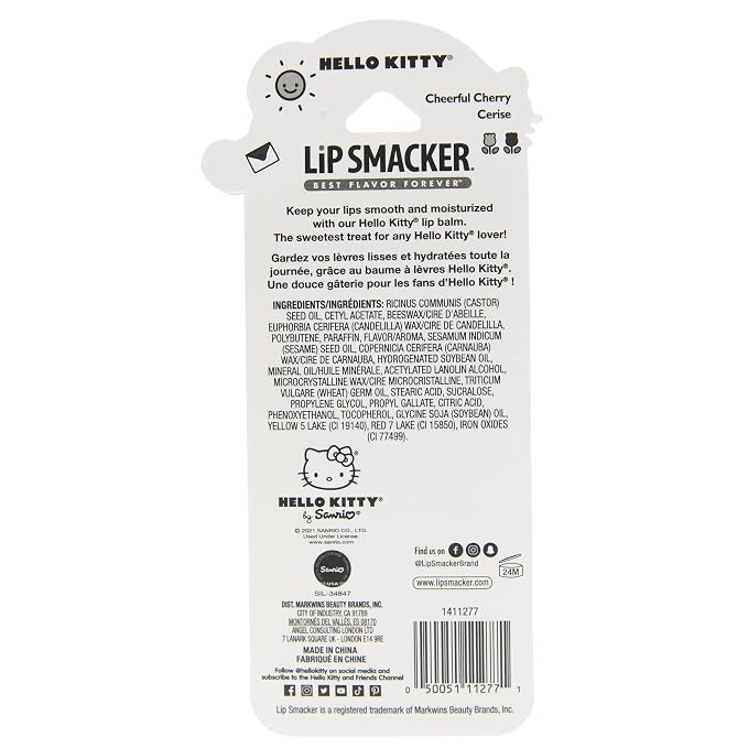 Lip Smacker Lippy Pals Sanrio Hello Kitty, Flavored Moisturizing & Smoothing - Image 8