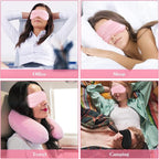 2 Pack Sleep Mask Silk Eye Mask Cover - Image 5