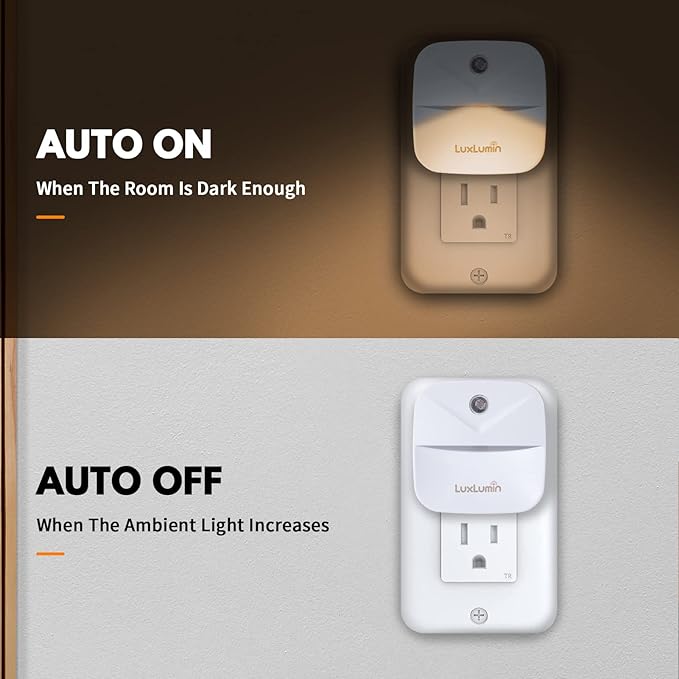 LuxLumin LED Night Lights Plug into Wall - Image 2