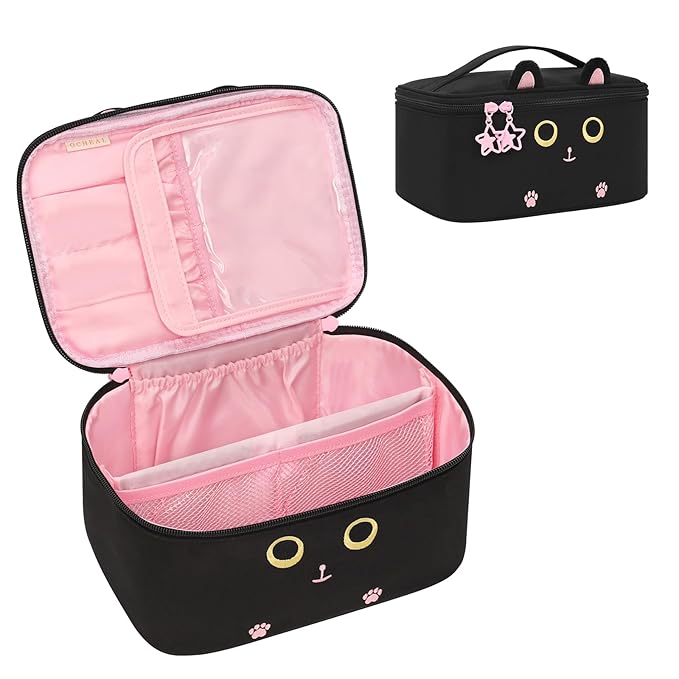 OCHEAL Makeup Bag, Travel Makeup Organizer Bag, Cute Cosmetic Bags by OCHEAL