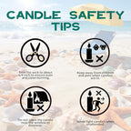 Ocean Breeze Scented Pillar Candle - Image 8